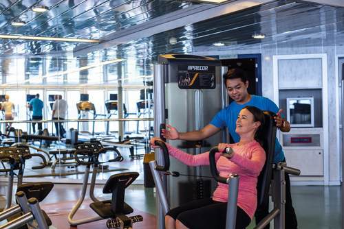 Fred Olsen Cruise Lines BOREALIS HRFitness Centre on Borealis - instructor.jpg